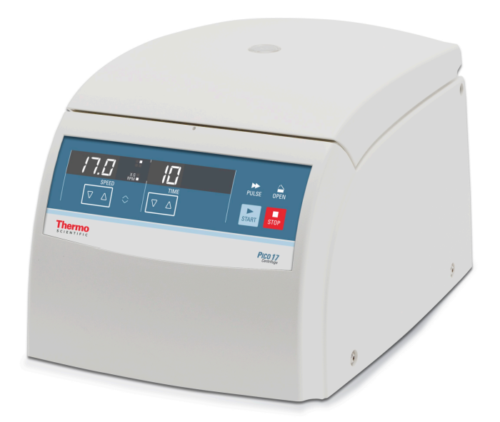 Heraeus Biofuge Pico17 17.000g met Dual Row 18x2.0/0.5 Rotor