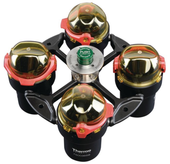 Heraeus TX-200 rotor voor ronde 180 ml bekers