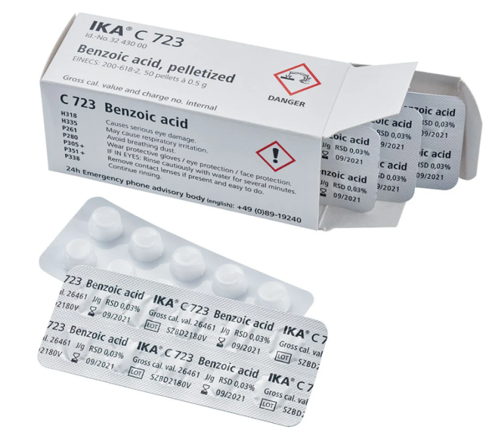 IKA C723 benzoëzuur tabletten