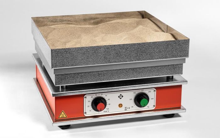 LHG-Harry Gestigkeit ST82 zandbad 360x510x50 mm 50-300°C