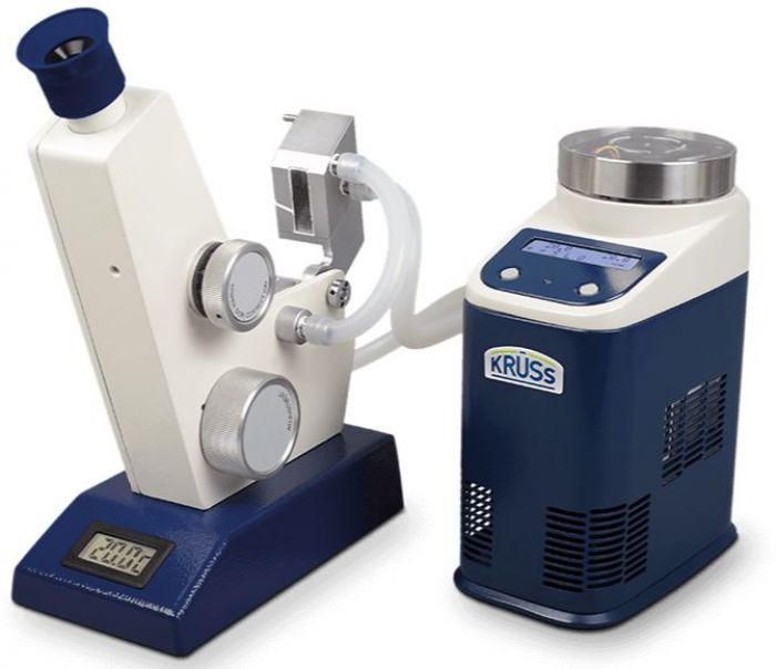 Krüss AR4 Abbe analoge refractometer 1.3000 1.7000 nD Laboratorium