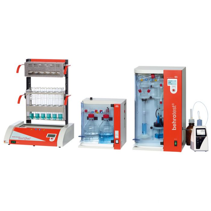 Behr ASEIR premium set Kjeldahl stikstof bepaling 12 pos