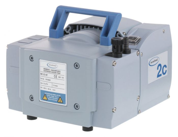 Vacuubrand MZ2C NT chemie membraanpomp 7 mbar 2 m3/h