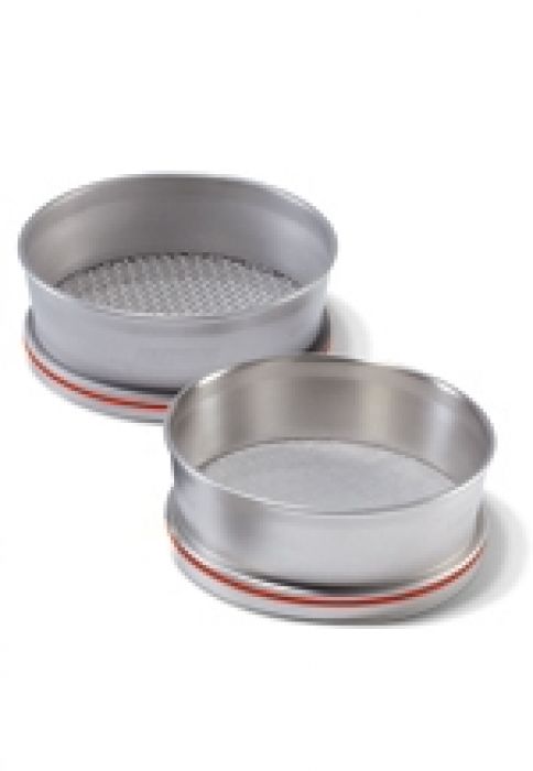 Fritsch rvs analysezeef ISO 200 x 50 mm maaswijdte 250 µm