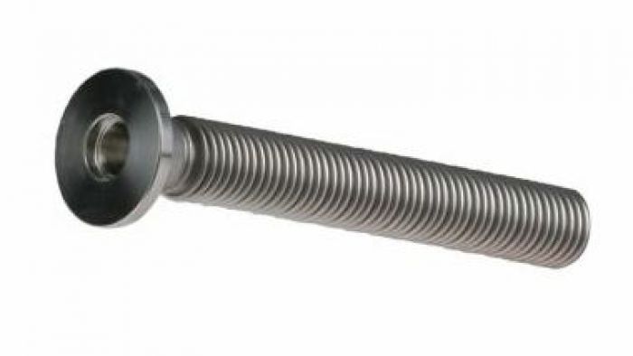 Vacuubrand metaalslang rvs 1000 mm kleinflens DN25