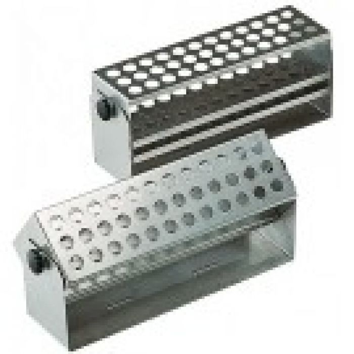 Edmund Bühler stand voor reageerbuisrekken (beweegbaar)