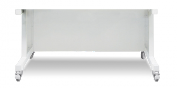 Esco onderstel 1.2m breed 86cm hoog op zwenkwielen