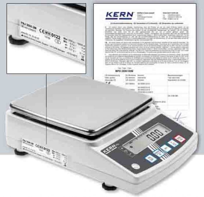 Kern 965-202 ijkcertificaat klasse I >5 - 50 Kg