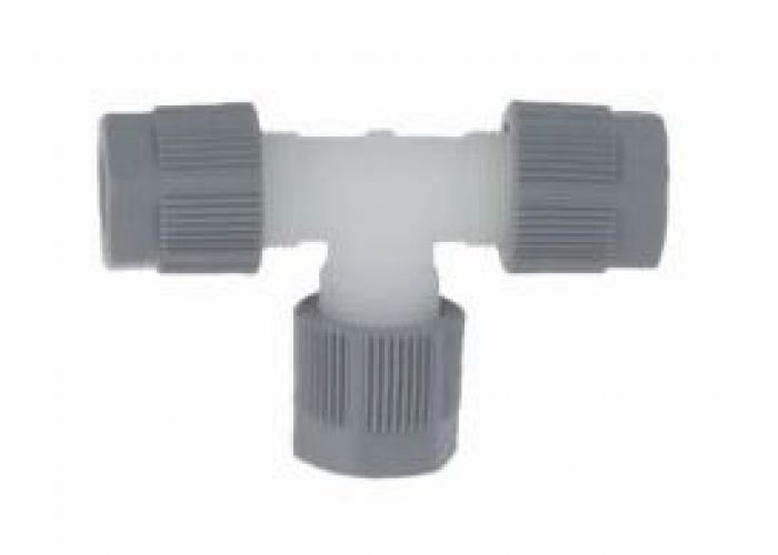Vacuubrand VACUU-LAN verbindings T-stuk PTFE met PP moer