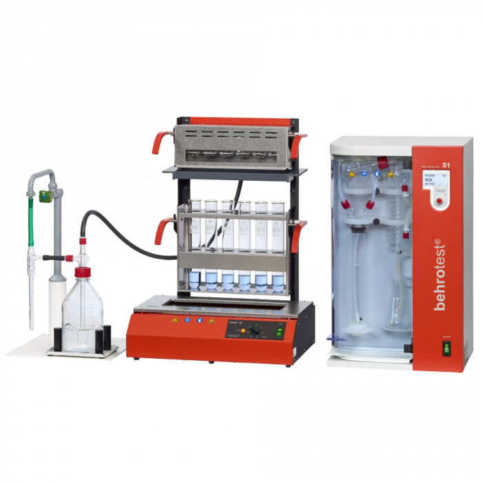 Behr ASB-IR basis set voor Kjeldahl stikstof bepaling 6 pos.