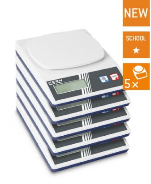 Kern EFS600-1S05 bovenweger 600g 0,1g set van 5 stuks