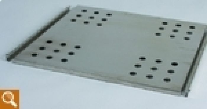 Bohlender V1860-02 inlegblad rvs voor V1852-01 & V1844-07