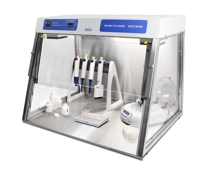BioSan UV-werkkast UVC/T-M-AR 69 cm breed glas + stopcontact