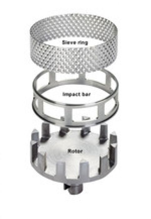 Fritsch RVS zeefring 0,08 mm voor impact bar Pulverisette 14