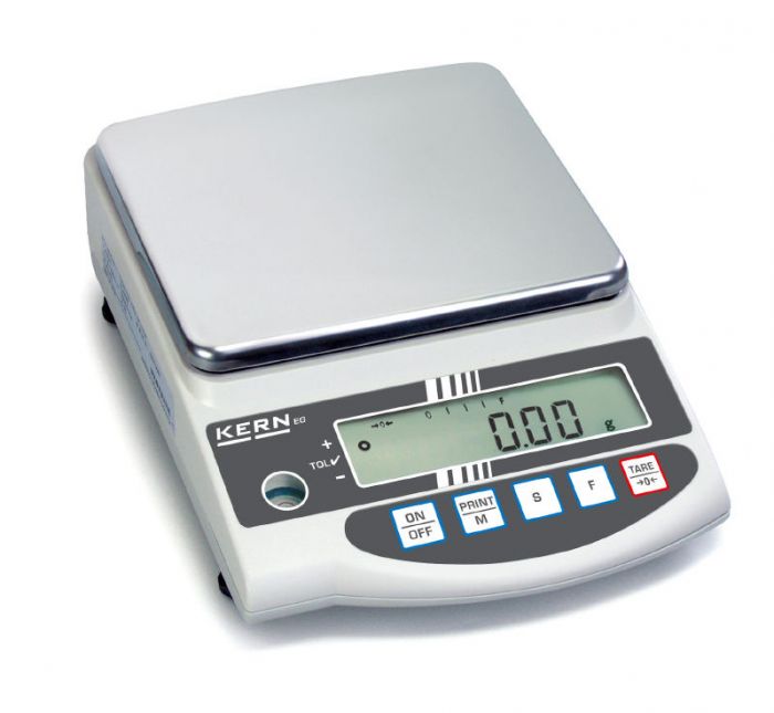 Kern EW 2200-2NM bovenweger 2200g 0,01g plateau 180x160mm