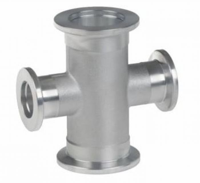 Vacuubrand kruisstuk aluminium DN 25/25/16/16