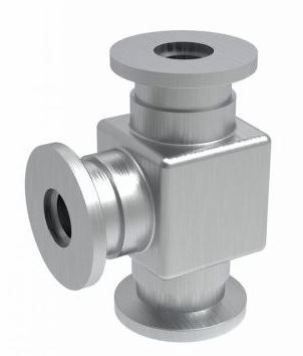 Vacuubrand T-stuk aluminium KF DN 10/10/10