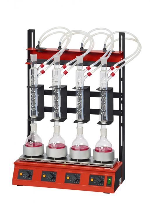 Behr RH106 serie reflux destilatie opstelling 6 x 100 ml