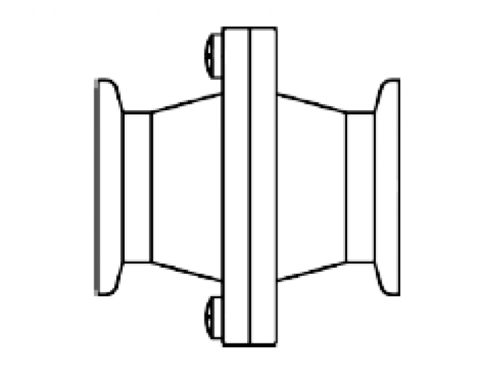 Vacuubrand terugslagventiel DN25