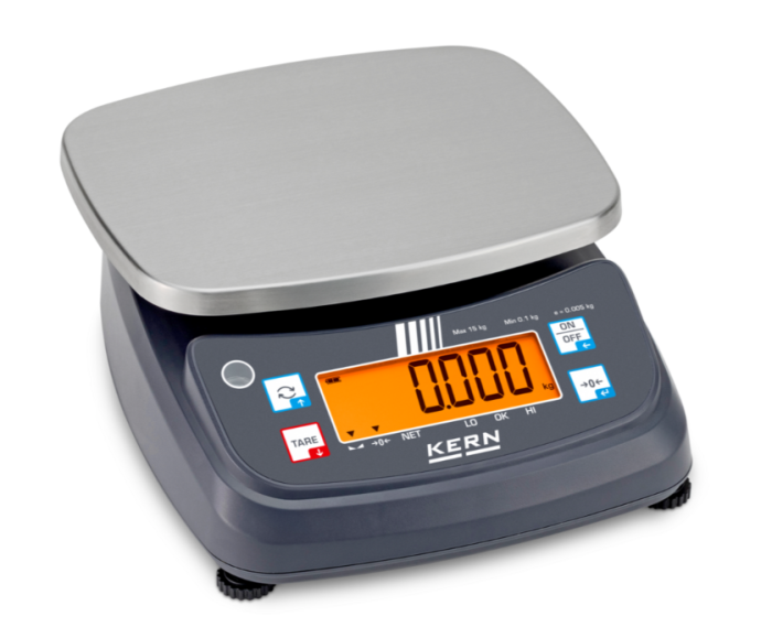 
    Kern FPB15K-3M tafelweegschaal 15 kg 5 g met ijking optie