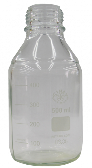 ANKOM 5605 fles 500 ml helder gecoat voor RF systeem