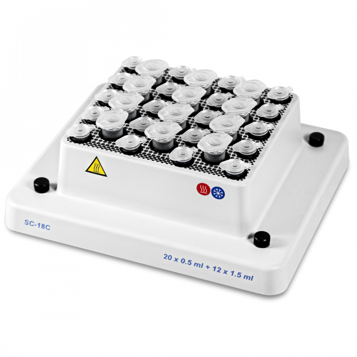 BioSan SC-18C opzet voor TS-100C Thermoschudder
