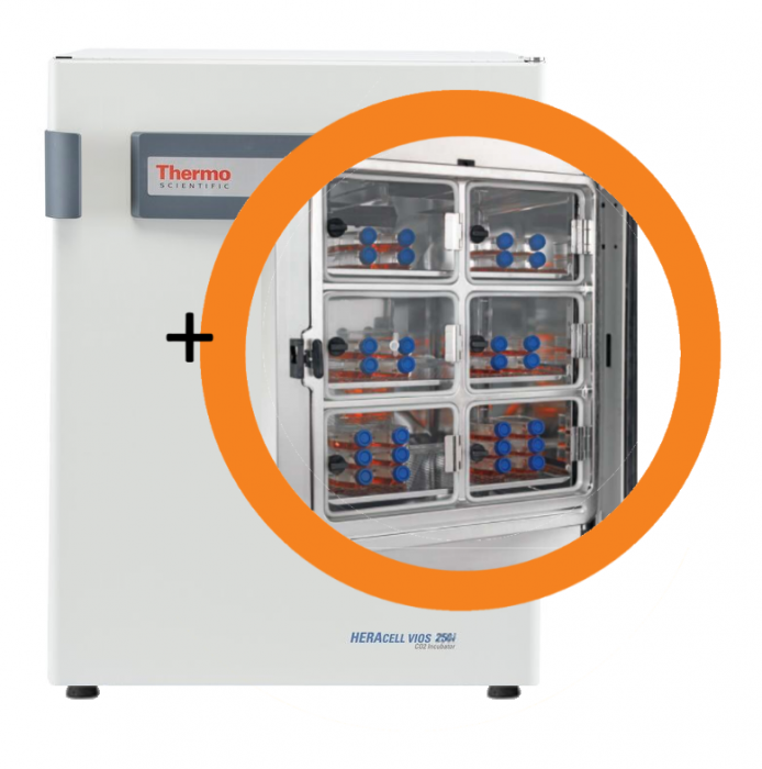 
    VOORRAAD Thermo Heracell VIOS 250i IR RVS CO2 incubator