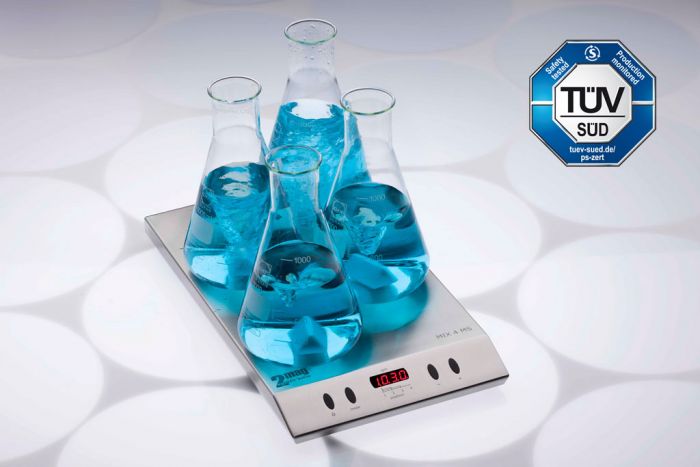 2mag Mix 4 MS RVS magneetroerder zonder verwarming 4x3 liter