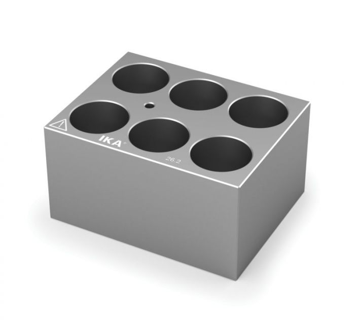 IKA DB 4.7 inzetblok rondbodembuizen 25 mm Dry Block Heater
