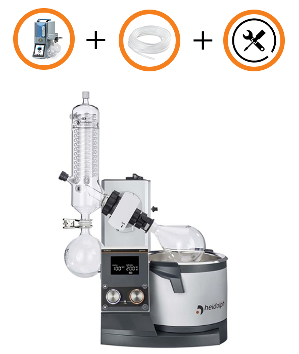 Heidolph Hei-VAP Core ML/G3B filmverdamper gecoat pakket