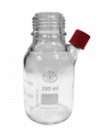 ANKOM 7130 fles 250 ml helder gecoat & Septa poort voor RF