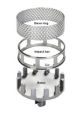 Fritsch impact rotor met 12 ribben TiN gecoat Pulverisette14