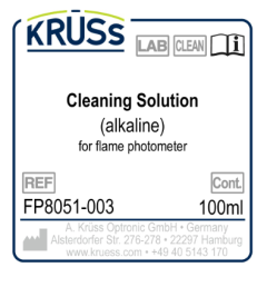 Krüss FP8051-003 reinigingsoplossing 6 x 100 ml