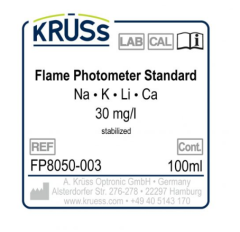 Krüss FP8050-003 kalibratievloeistof vlamfotometer 30 mg/l