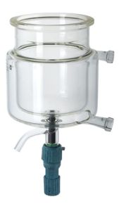IKA LR2000.2 reactorvat(glas) met aftapkraan