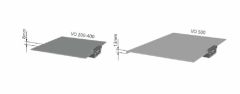 Memmert B00744 extra inlegblad voor VO500 & VO101 aluminium