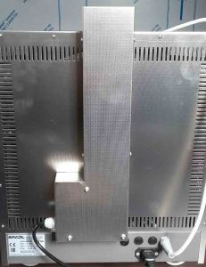 Umega schoorsteen voor moffelovens met ventilator RVS