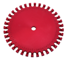 Funke & Gerber 3685 rotor voor maximaal 36 butyrometers