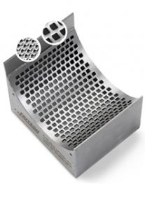 Fritsch zeefcassette chroomvrij met zeef 1 mm P25