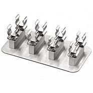 Scientific Industries clip plaat voor 4 maatkolven 100ml