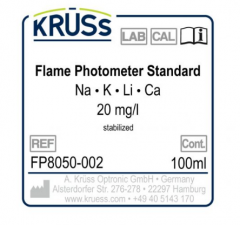 Krüss FP8050-002 kalibratievloeistof vlamfotometer 20 mg/l
